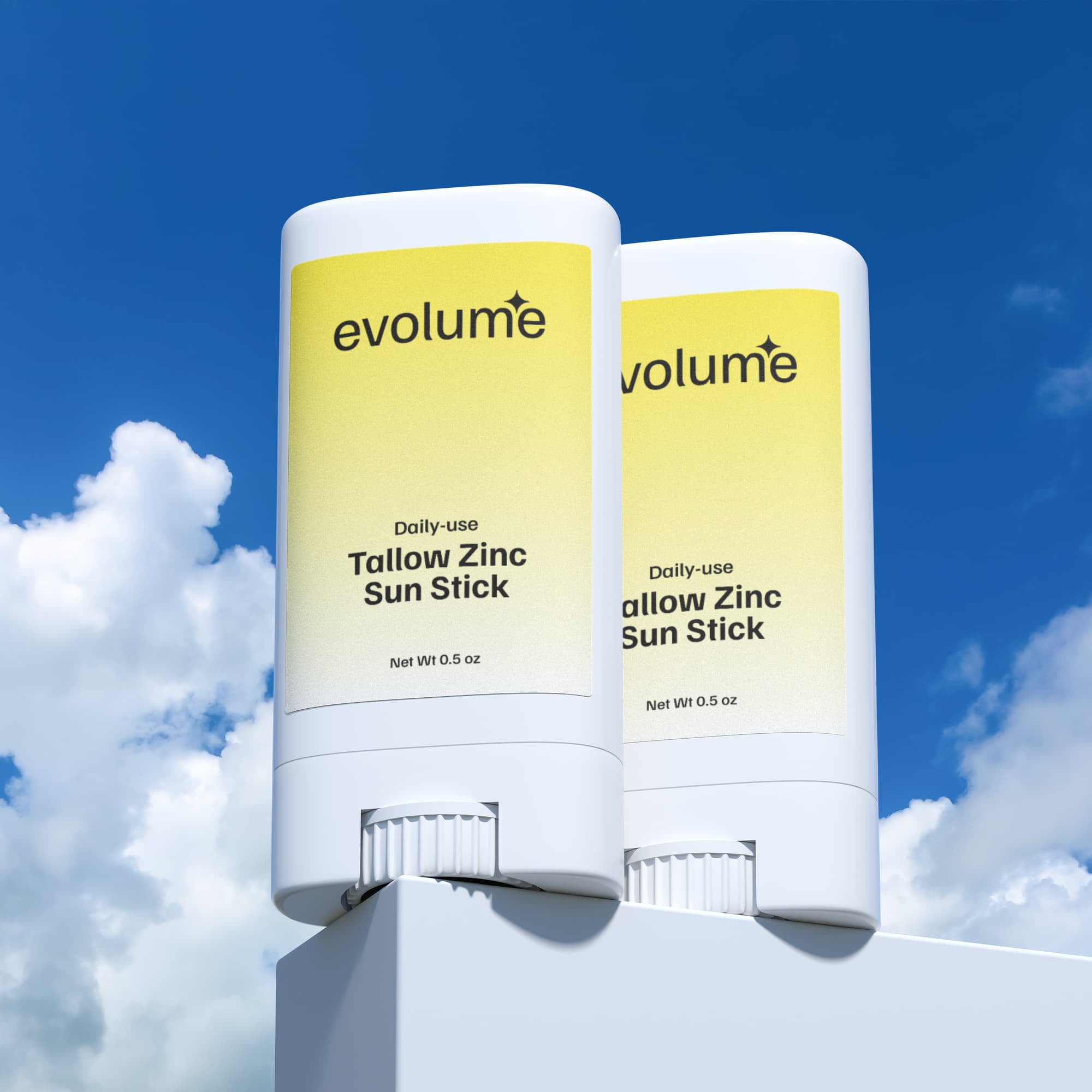 2 Pack Tallow Zinc Sun Stick
