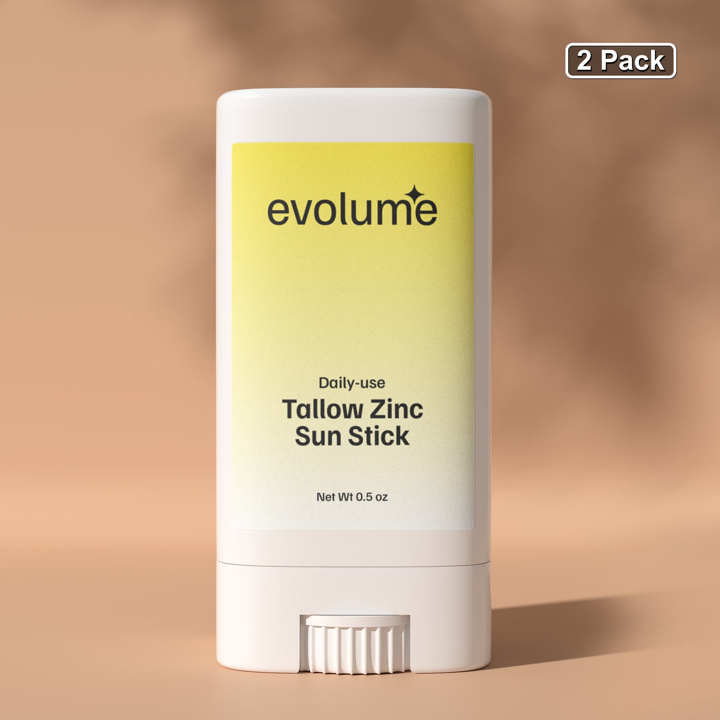 2 Pack Tallow Zinc Sun Stick